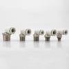 DLZHZDIH M3 M4 M5 M8 1/8" 1/4" Male × 3, 4, 6 mm Tube 90° Brass Pneumatic Push-In Elbow Fittings for Air Compressors ZOUCUNXIYIN (4-M4) view 3