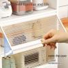 Kitchen Shelf with Microwave Stand and Coffee Maker Stand, White, 80 x 32 x 144 cm view 3
