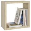 Buzaza Cube Shelves, 2-Piece Set, Sonoma Oak, 30 x 15 x 30 cm view 4