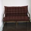 Waterproof Outdoor Bench Cushion, Brown, 100 x 100 x 8 cm view 1