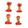 Chinese Zodiac Year of the Snake Resin Figurines, 4-Piece Set view 3