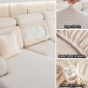 Stretch Sofa Seat Cushion/Backrest Cover, 1-Seater, Beige (L 50–65 cm, W 50–65 cm) view 4