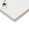 HausFux Multiplex Panel - 1.5" Birch Plywood, Melamine-Resin Coated on Both Sides, Moisture-Resistant Surface, Custom-Made (White, 150 x 110 cm) view 1