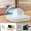 Wireless Apple Watch Charger with Magnetic Dock, Adjustable Color Lights and USB-C Cable, White view 3