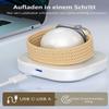 Wireless Apple Watch Charger with Magnetic Dock, Adjustable Color Lights and USB-C Cable, White view 4