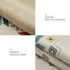 Upgraded Bohemian Couch Cover, Non-Slip Sofa Protector, Cream, 110 × 240 cm view 3
