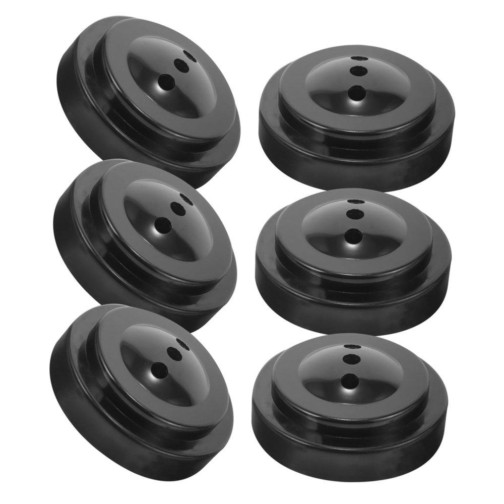 6-Pack Plastic Tabletop Flag Holders with Hollow Bases for Offices