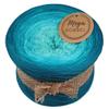 MegaBobbel Aquamarine A375 (Outer Color: Jungle) Gradient Yarn - Lace Yarn Cake for Crocheting & Knitting (4-Ply, 750 m) view 1