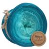 MegaBobbel Aquamarine A375 (Outer Color: Jungle) Gradient Yarn - Lace Yarn Cake for Crocheting & Knitting (4-Ply, 750 m) view 3