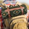 Adjustable Leather Picnic Blanket Carrying Strap view 3