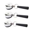 NUOBESTY 4 Sets Anti-Loss Retractable Silicone Pen-Cap Keychains, Steel-Wire Buckles with Hooks, 3 Pieces Each view 1