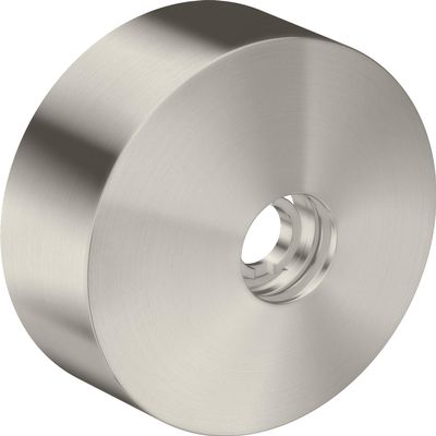 hansgrohe Extension Escutcheon, 80 mm Diameter, Metal, Stainless Steel Look