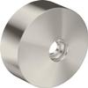 hansgrohe Extension Escutcheon, 80 mm Diameter, Metal, Stainless Steel Look view 1
