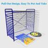 WQZzjm Art Drying Rack with 16 Removable Trays view 3