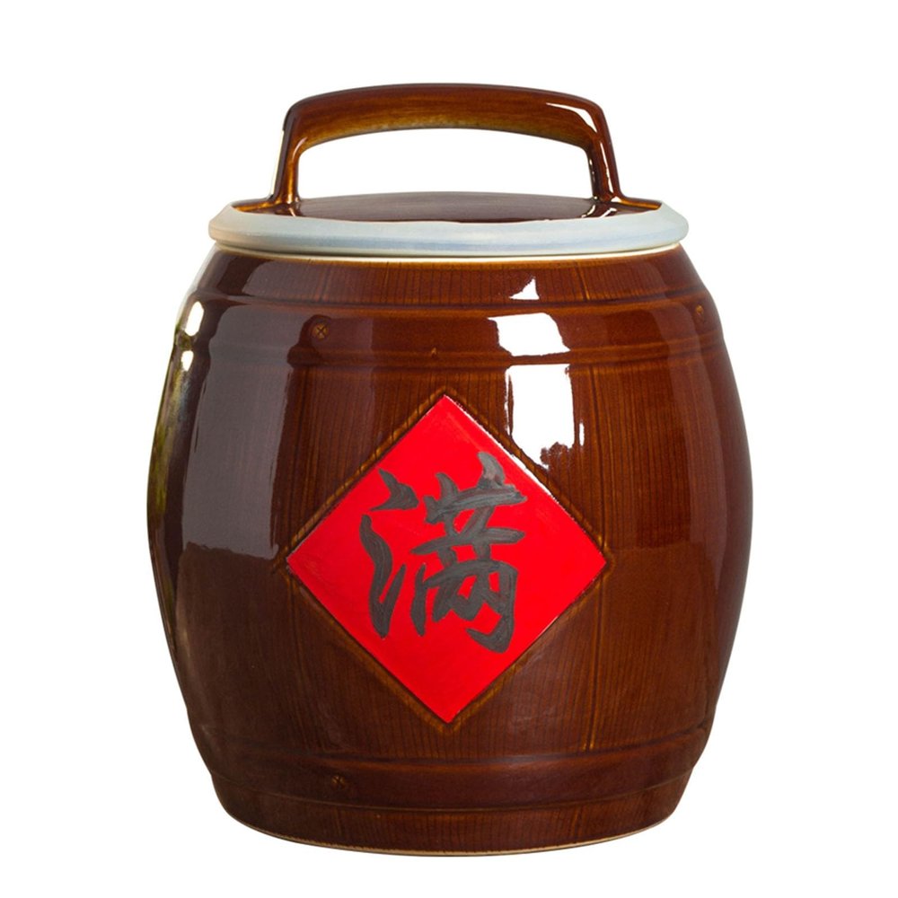 Ceramic Food Storage Jar for Rice, Flour & Pet Food, 5 kg