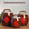 Ceramic Food Storage Jar for Rice, Flour & Pet Food, 5 kg view 2