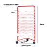 16-Tier Artwork Drying Rack with Wheels view 2