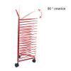 16-Tier Artwork Drying Rack with Wheels view 4