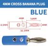 DSZUJTYROP 4 mm Screw-Type Banana Connectors for Speaker Wire (20/50/500 pcs; 13/50 pcs) view 3
