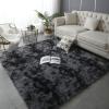XUEDNGM Soft Shaggy Rug 290 x 380 cm, Washable at 30°C, Non-Slip, Dark Gray view 1