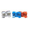 VWWJCCRO 5-Piece ST-10 Pull-Type Spring DIN Rail Terminal Blocks, Blue view 1