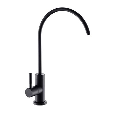 DLNTXFDG Kitchen Sink Faucet, Black and Copper-Tone, Single-Handle, Swivel