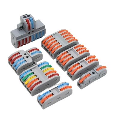 DSZUJTYROP 1–100 pcs Quick Wire Connectors, Compact Push-In Splicing Terminals, 0.08–4.0 mm² (LT-633, One Size)