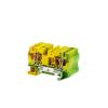 VWWJCCRO 10-Piece ST-6PE DIN Rail Connectors, Pull-Type Spring Cage Connection, Grounding PE Wire Conductor, Screwless view 4