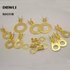 VWWJCCRO 1,000-Piece DJ431-10B 10.2 mm Diameter M10 Copper Circular Splice Terminals for 1–1.5 mm² Wire view 2