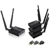 Wireless HDMI Transmitter and Receiver, 4K Decoding, 1 Transmitter and 3 Receivers, 656 ft/200 m Range view 1