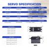 SA66BVMW Steel-Gear 12 V 35 kg High-Torque Low-Profile 3S Brushless Steering Smart Servo, 1 pc (Winch Mode Set 1) view 4