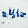 50-Pack SV2.5 Blue Pre-Insulated Fork Crimp Terminals view 3
