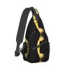 TradesForU Cute Bow Giraffe Print Men's Casual Crossbody Chest Bag view 1