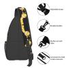TradesForU Cute Bow Giraffe Print Men's Casual Crossbody Chest Bag view 4