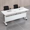 CGHAZLJ Folding Conference Table with Flip-Top Design view 3