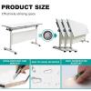 CGHAZLJ Folding Conference Table with Flip-Top Design view 4