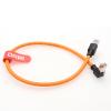 DRRI Down-Angle RJ45 Patch Cable, Cat6 UTP, Double-Shielded, Gigabit, High-Flex view 4