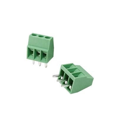 DSZUJTYROP 2-Piece Green KF128 2.54 mm 2P–6P Screw Terminal Block PCB Connectors
