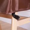 XUEQXUE Garden Table Cover 200 x 200 x 200 cm, Waterproof, UV-Resistant, Dustproof, Winterproof, Brown view 4