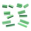 DSZUJTYROP 5-Pair 15EDG KF2EDG 3.5 mm, 3.81 mm, 3.96 mm, 5.08 mm PCB Screw Terminal Block, 2–14-Pin Male/Female Socket Pin Header Wire Connector (Straight Pin, 3.81 mm, 5P) view 1
