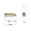 DSZUJTYROP 7 mm × 16 mm Coreless Vibration Motor, DC 6V, Wire-Free view 3