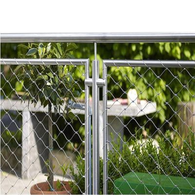 304 Stainless Steel Safety Net for Balcony Railings and Stairways, 1.5 mm, 8 cm, 4 x 6 m