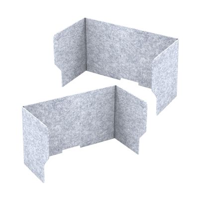 Desk Privacy Divider, 61/78.7/99.1 cm, Sound-Absorbing
