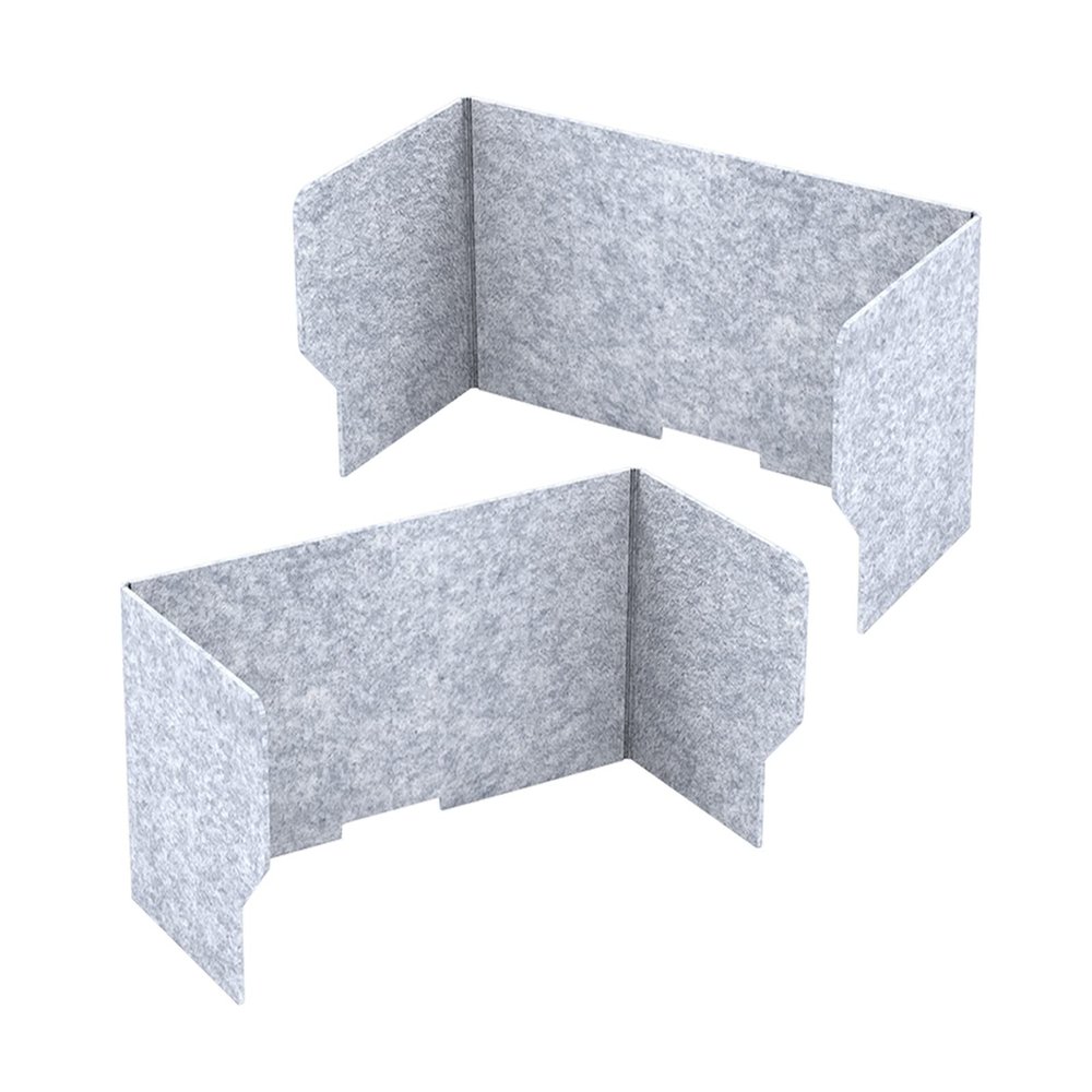 Desk Privacy Divider, 61/78.7/99.1 cm, Sound-Absorbing