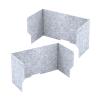 Desk Privacy Divider, 61/78.7/99.1 cm, Sound-Absorbing view 1