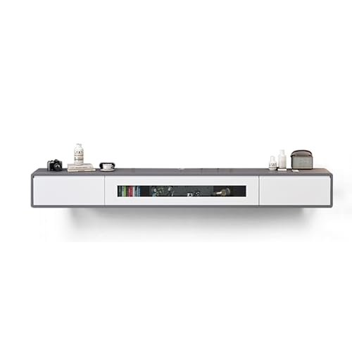 Generic Floating Entertainment Center for TVs up to 65 Inches, TV Wall Panel with Doors and Drawers, 160 cm