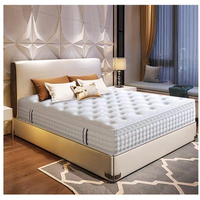 Queen-Size Hybrid Mattress in a Box with Pocket Coils and Soft Foam, Ultimate Motion Isolation, Strong Edge Support, Medium-Firm, 27 cm, 180 x 200 cm