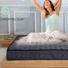 Double Memory Foam Mattress, Medium-Firm, 25 cm Thick, Queen-Size, 100 x 190 cm, Pressure-Relieving and Breathable Hybrid Mattress for Restful Sleep view 3