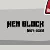 Stickerfreaks Ken Block Rip Rally Sport Sticker, Red, 10 x 3 cm view 1
