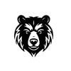 Grizzly Bear Forest Sticker, Yellow, 32.5 x 30 cm view 4